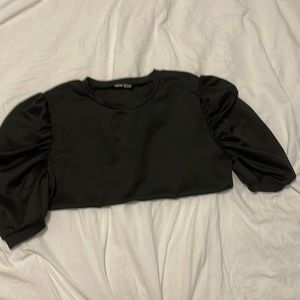 PUFF SLEEVE WOMENS DRESS SHIRT